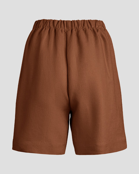 Packshot, der viser bagsiden af shorts.