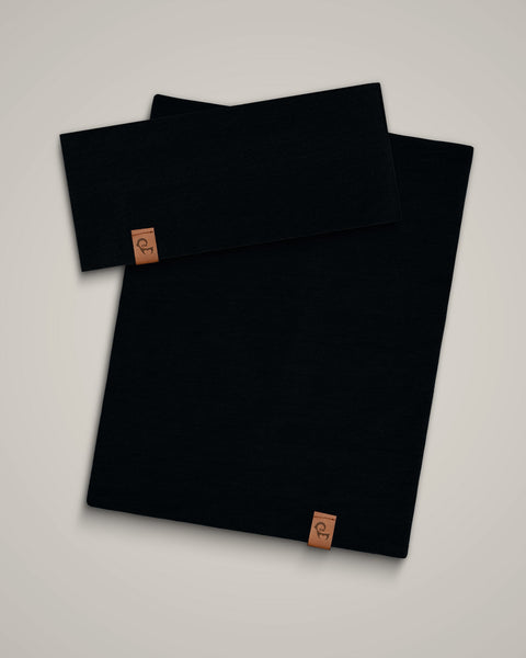 Produktbillede af sæt med merinoulds halsedisse og pandebånd