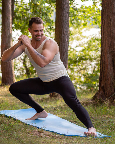 Herre Merino Undertrøje Naturlig
