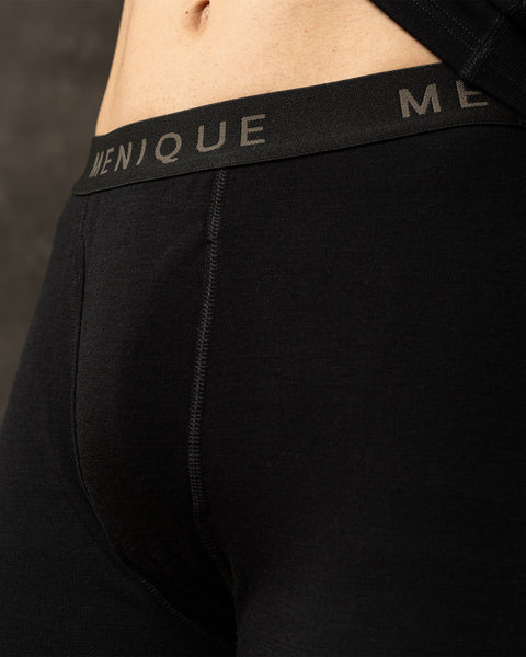 Herrebukser 250 Merino Rub Sort