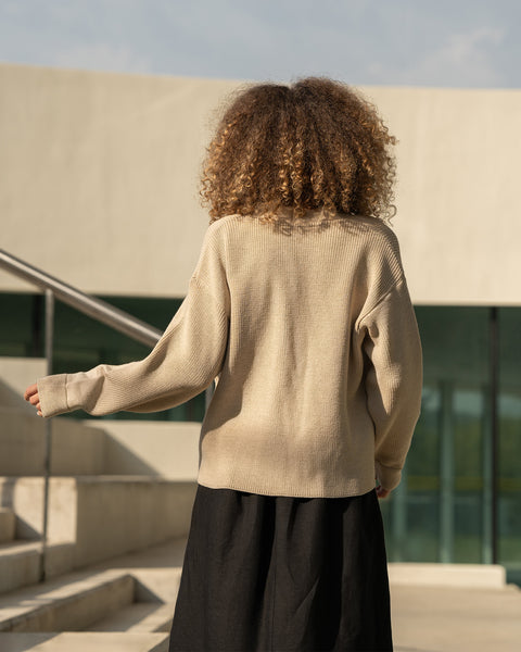 Damecardigan i merinould Hazel