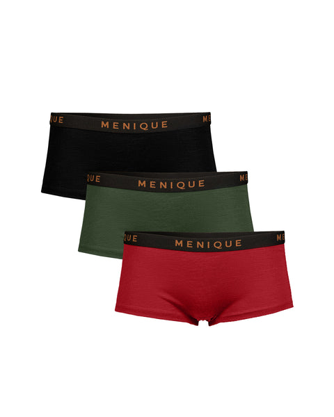 Merino dame boxershorts 3-pak