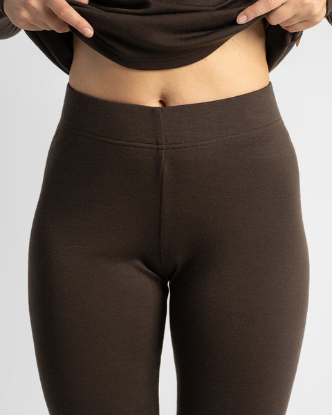 Women's 250 Leggings Chocolate Brown