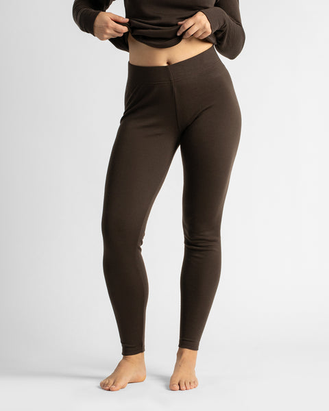 Women's 250 Leggings Chocolate Brown