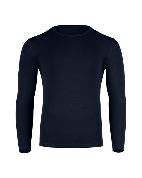 Men's 250 Thermal Long Sleeve Top Navy Blue