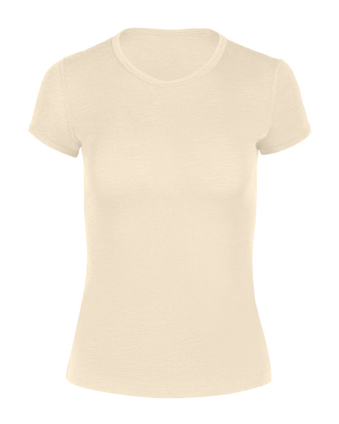 Dame 160 Merino T-shirt Naturlig