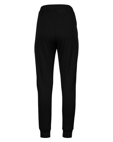 Packshot, der viser bagsiden af joggingbukser