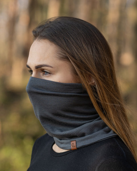 menique Unisex Merino Halsrør Perfekt Grå Farve