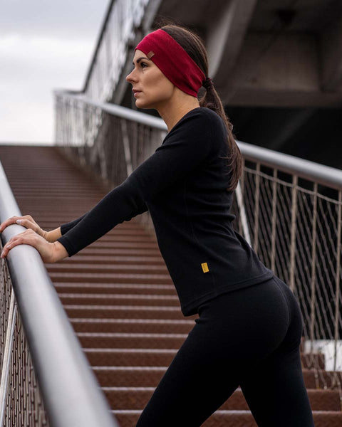 Damehovedbånd 160 Merino Royal Kirsebær