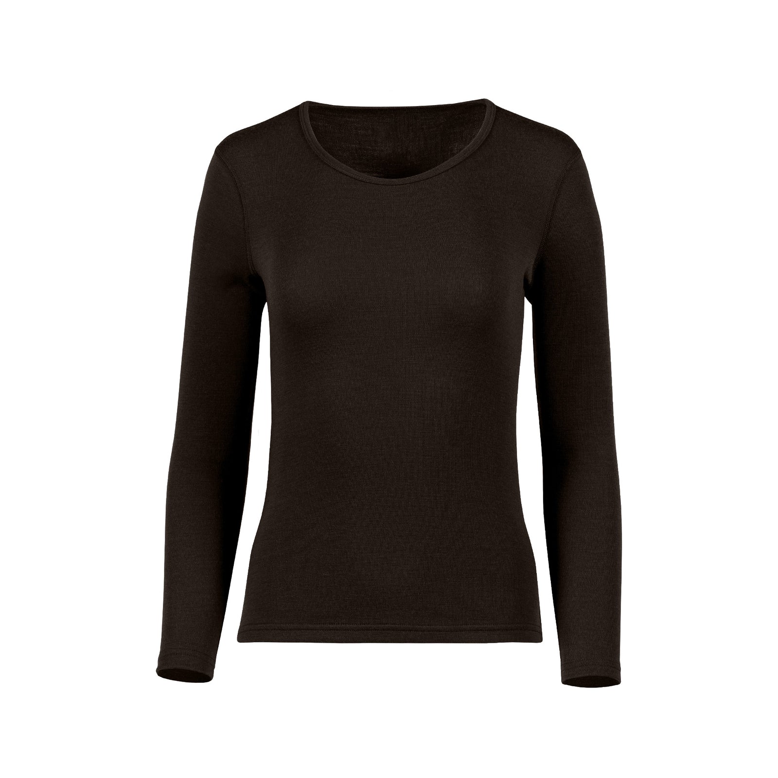 Women's 250 Thermal Long Sleeve Top Chocolate Brown