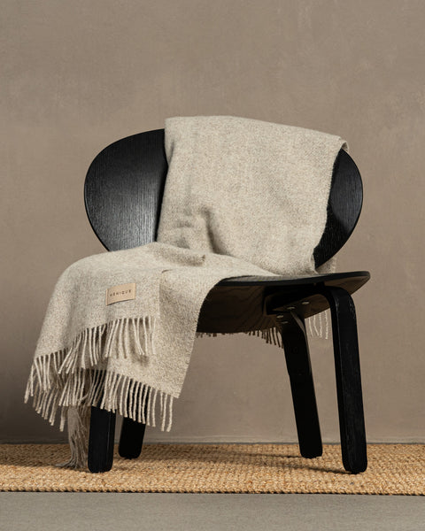 Naturligt uldtæppe Milan Beige