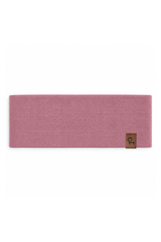 Blødt og varmt pandebånd i merinould 250 til børn - Onesize / Pink Mauve