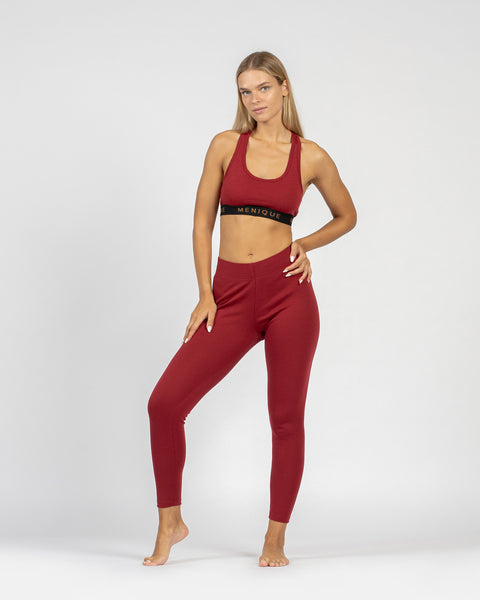 Dame 250 Leggings Royal Kirsebær