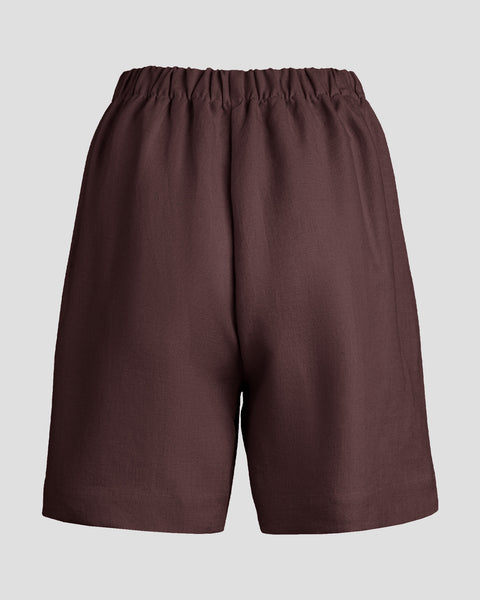 Packshot, der viser bagsiden af shorts.