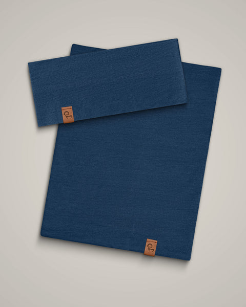 Produktbillede af sæt med merinoulds halsedisse og pandebånd