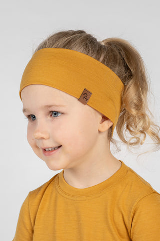 Kids' 160 Lightweight Merino Headband - One Size / Yellow