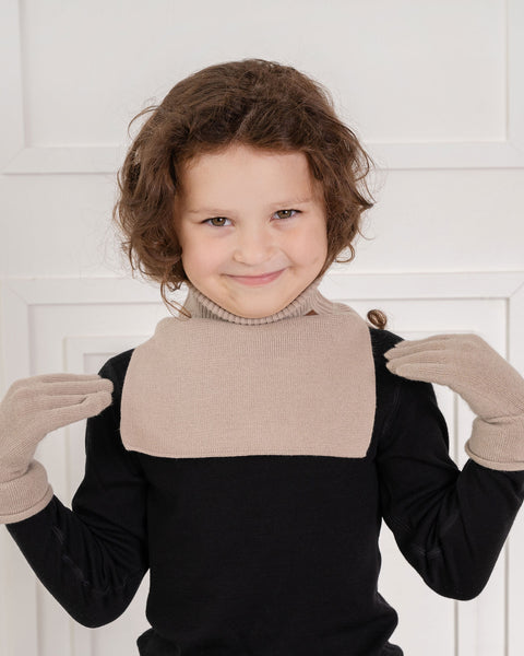 Kids' Knit Dickie Cotton
