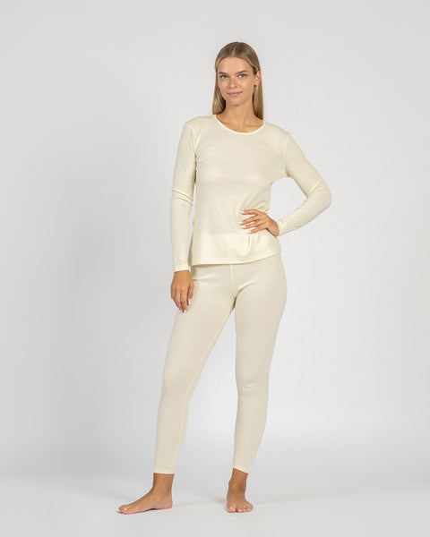 Dame 250 Leggings Naturlig