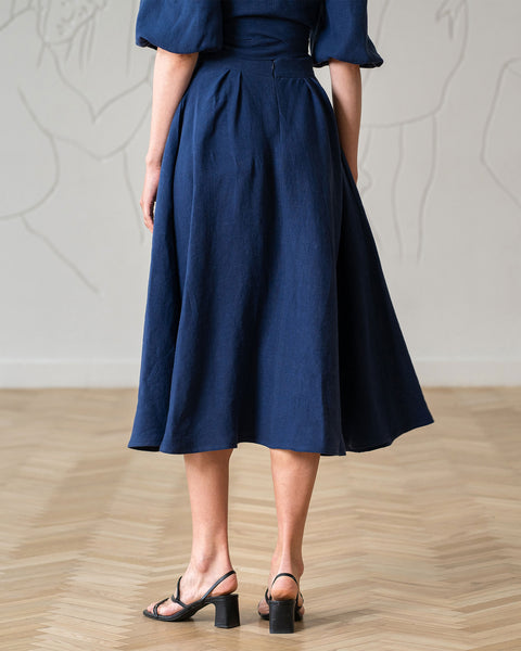 Linnednederdel Evelyn