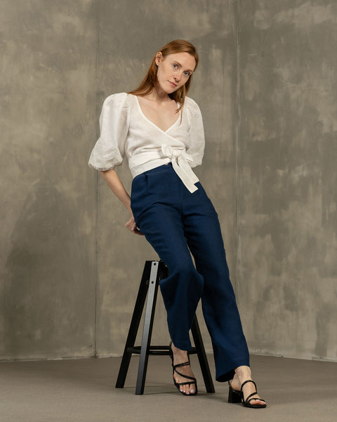 Omslagskort top Jenny Ren Hvid