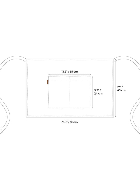 Natural Linen Half Apron