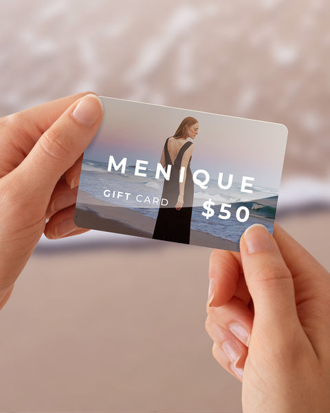Gavekort til menique til en værdi af 50 $