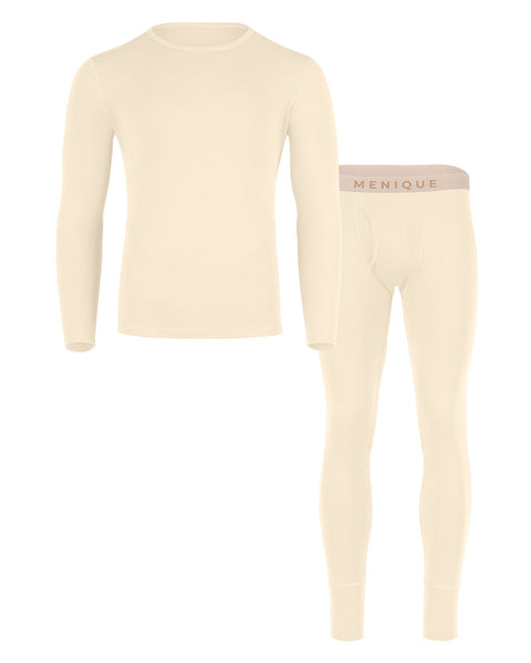 Men's 250 Long Sleeve &amp; Bottom 2-Piece Natural