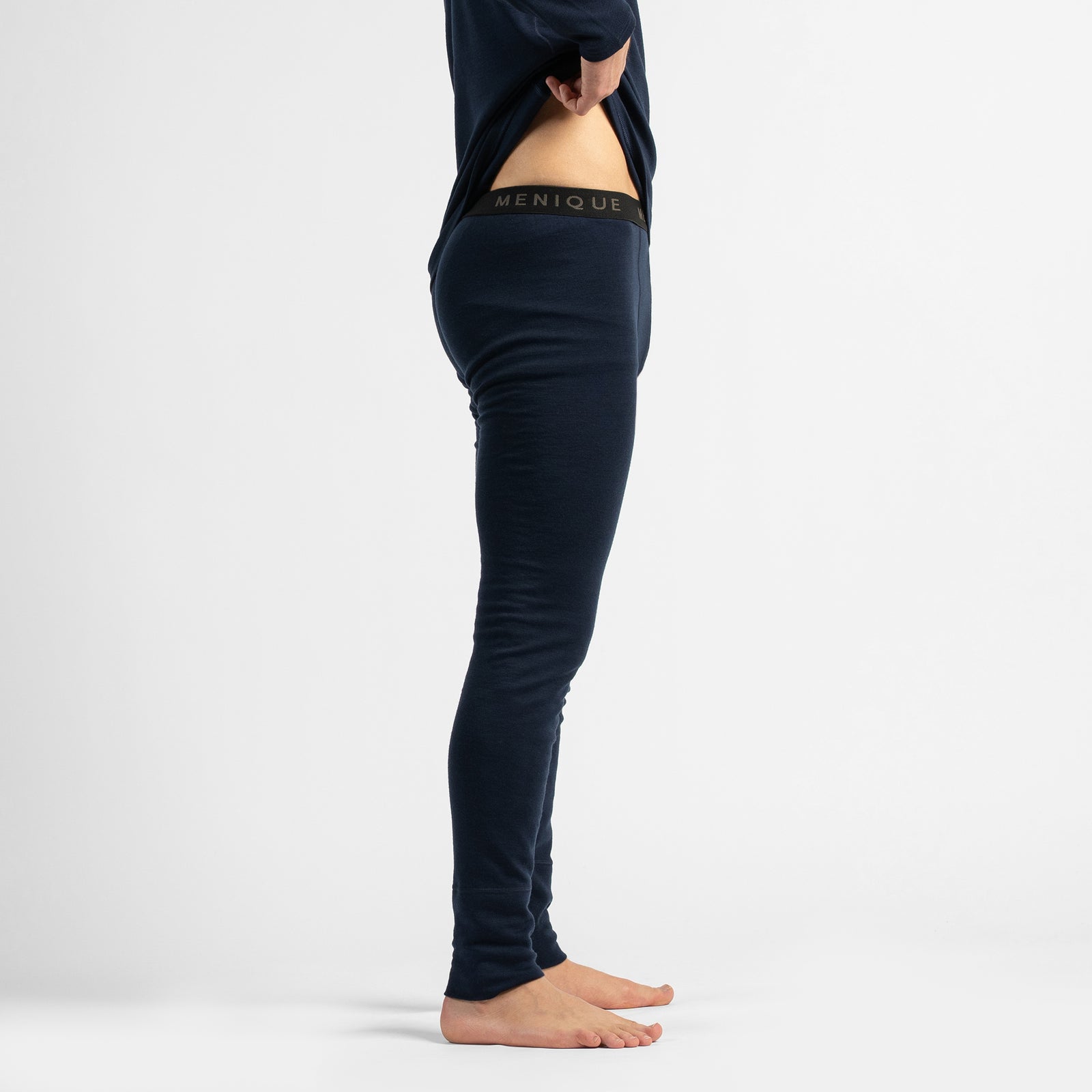 Men's 250 Long Sleeve & Bottom 2-Piece Navy Blue