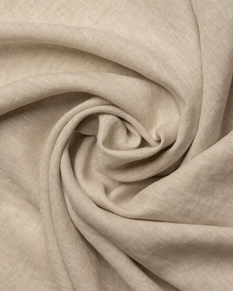 Linnedskjorte &amp; Vide Bukser 2-delt sæt i naturlig farve prøve