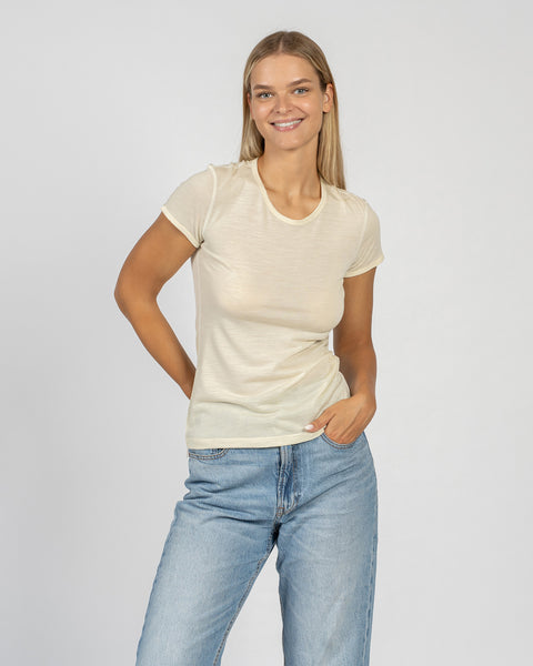 Dame 160 Merino T-shirt Naturlig