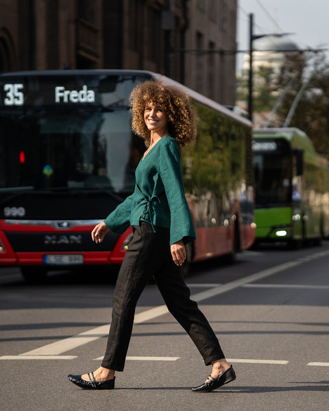 Hørbukser Dakota Ren Sort