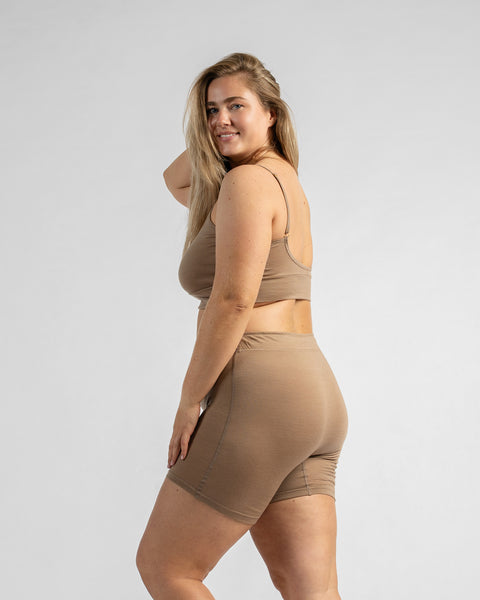 Women's Natural 100% Merino Wool Bralette