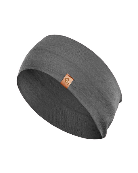 Unisex Merino Headband Perfect Gray