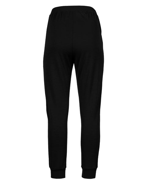 Packshot, der viser bagsiden af joggingbukser