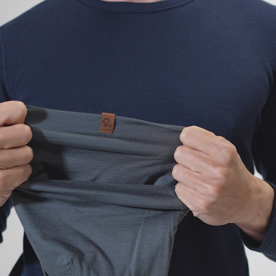 Herre Merino Hue Perfekt Grå