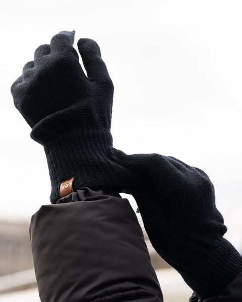 Damehandsker Strikket Merinould