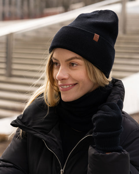 Damehue Strikket Merinould