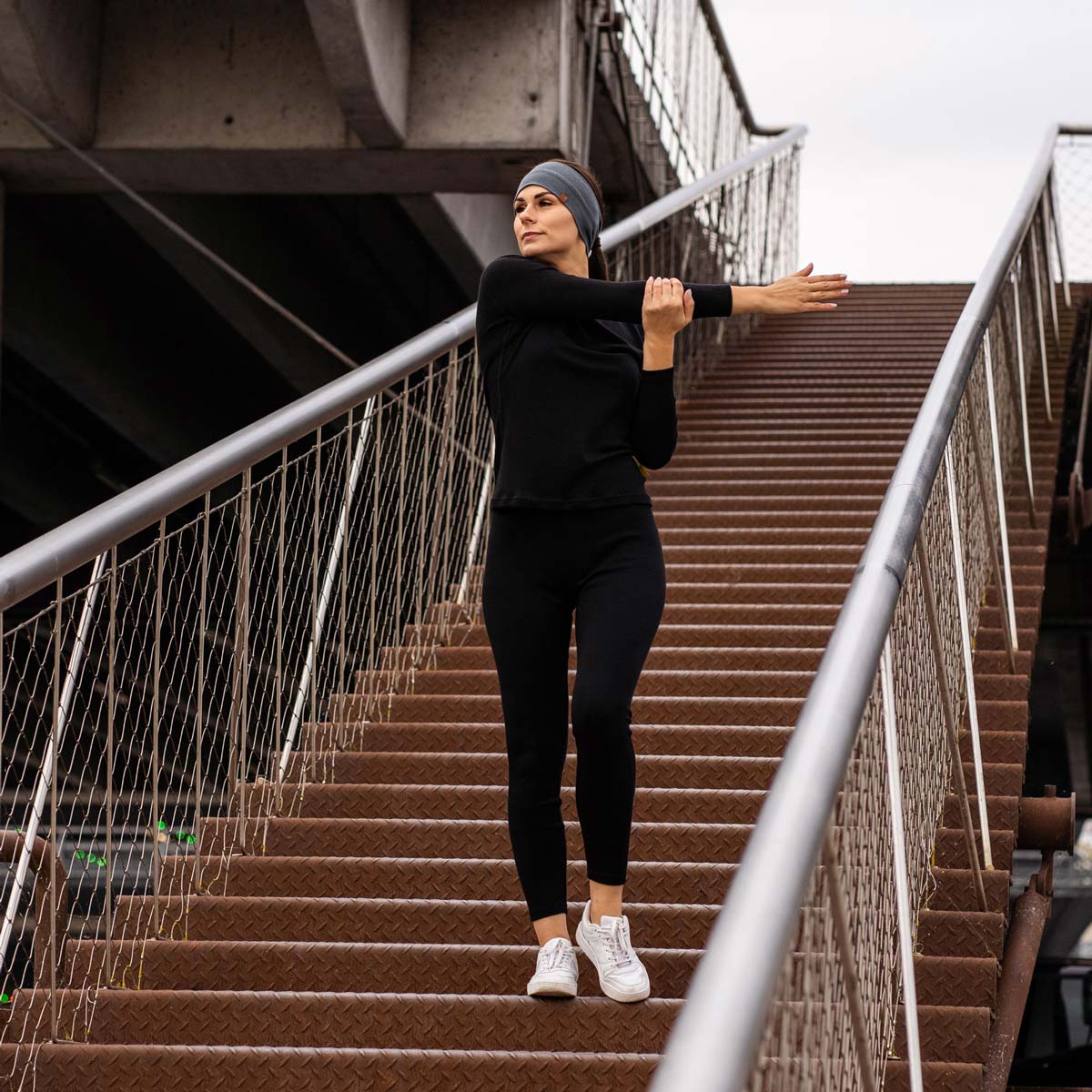 Unisex Merinould Pandebånd Perfekt Grå